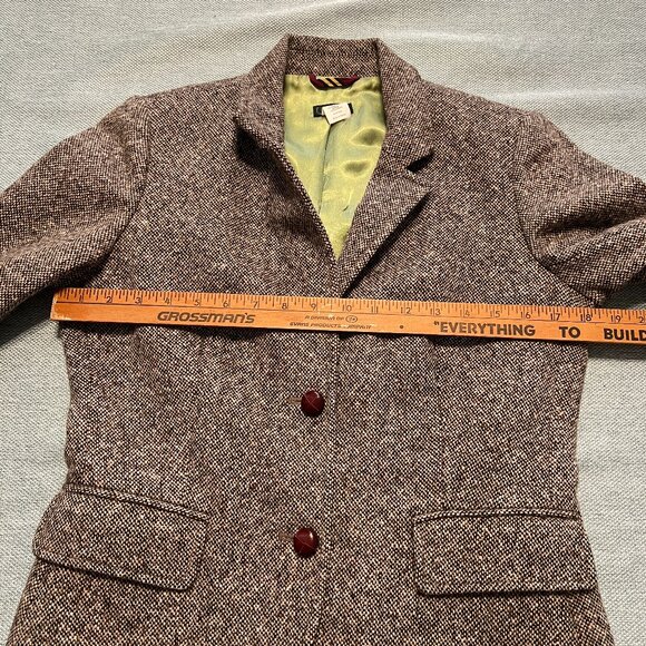 OLD SCHOOL J CREW JOHN HANLEY WOOL BLAZER SIZE 8 - Picture 10 of 12